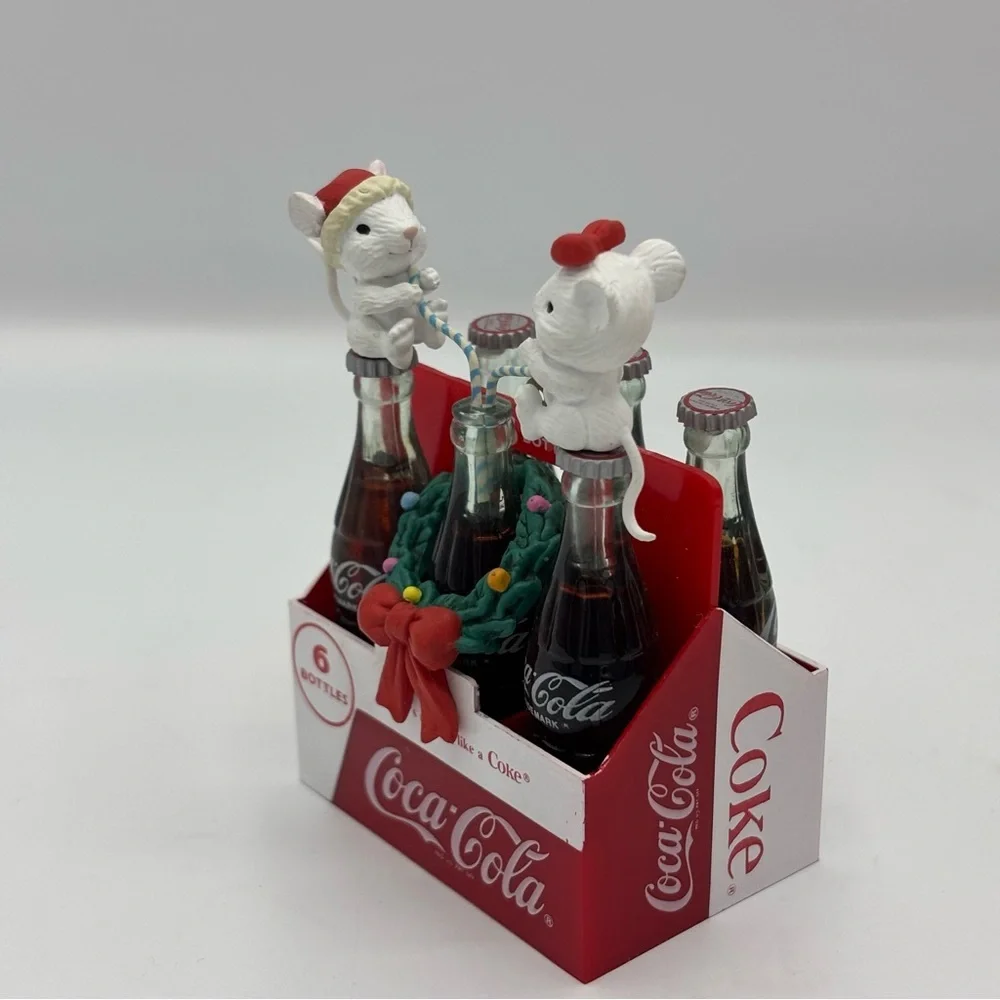 Vintage Coca-Cola Things Go Better Either Coke Six-Pack Ornament